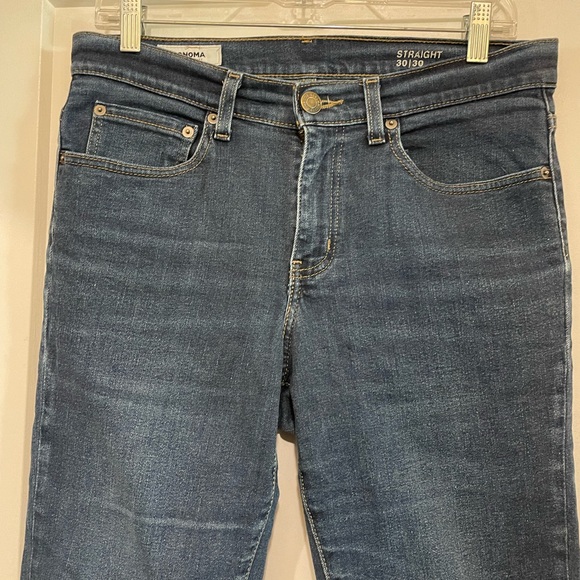 Sonoma dark wash jeans | straight fit | size 30/30 - Picture 4 of 9
